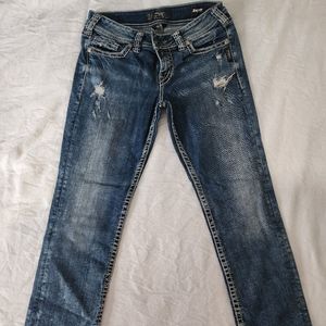 Capri Silver Jeans
